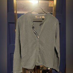 Eddie Bauer Soft Blue Knit Pullover